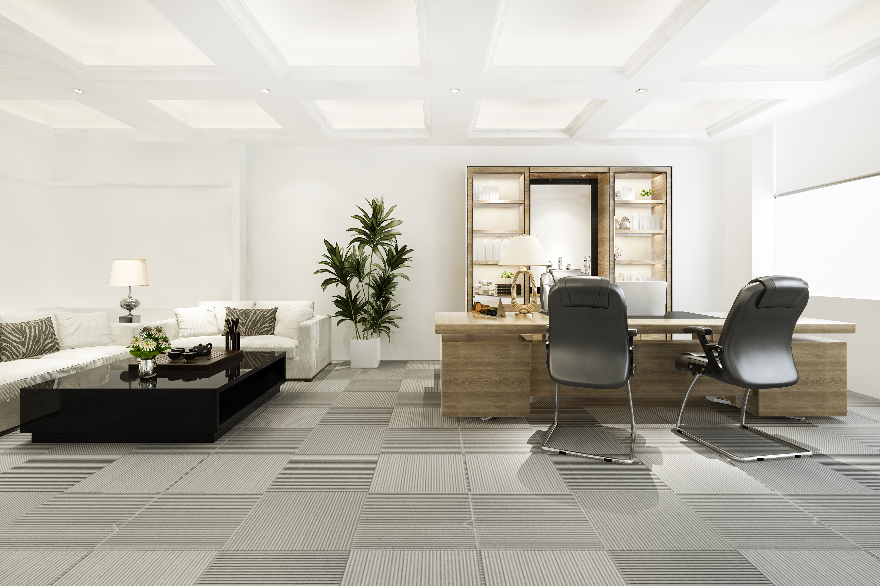 Executive office with elegant design